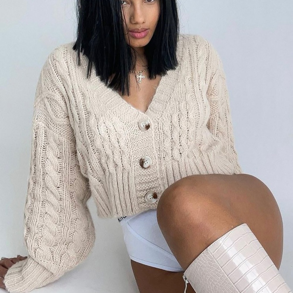 Knit cardigan